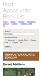 Mobile Screenshot of apocalypsebooks.com