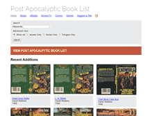 Tablet Screenshot of apocalypsebooks.com